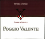 Fattoria Le Pupille Poggio Valente 2014  Front Label