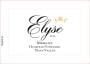 Elyse Hossfield Vineyard Merlot 2012  Front Label