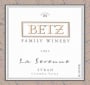 Betz Family Winery La Serenne Syrah 2004 Front Label