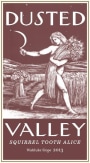 Dusted Valley Squirrel Tooth Alice 2013 Front Label