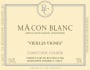 Cordier Macon Blanc Vieilles Vignes 2016  Front Label