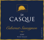Casque Wines Le Casque Cabernet Sauvignon 2013  Front Label