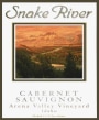 Snake River Winery Arena Vineyard Cabernet Sauvignon 2003 Front Label