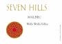 Seven Hills Winery Malbec 2006  Front Label
