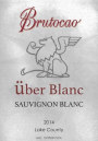 Brutocao Uber Blanc 2014  Front Label
