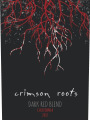 Crimson Roots Dark Red Blend 2015  Front Label