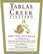 Tablas Creek Vin de Paille Sacrerouge Mourvedre 2007 Front Label