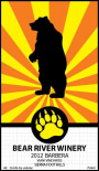 Bear River Barbera 2012  Front Label