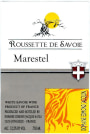 Edmund Jacquin et Fils Roussette de Savoie Marestel 2016  Front Label