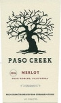 Paso Creek Merlot 2006  Front Label