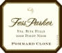Fess Parker Pommard Clone Pinot Noir 2008 Front Label