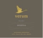 Verum Verum Reserva Malbec 2016  Front Label