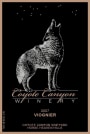 Coyote Canyon Winery and Lounge Viognier 2007 Front Label
