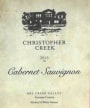 Christopher Creek Cabernet Sauvignon 2013  Front Label
