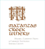 Matanzas Creek Malbec Cabernet Franc Cabernet Sauvignon 2014  Front Label
