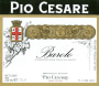 Pio Cesare Barolo 1988  Front Label