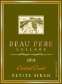 Beau Pere Cellars Petite Sirah 2010  Front Label