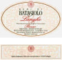Beni di Batasiolo Langhe Rosso 2010  Front Label