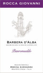 Rocca Giovanni Pianromualdo Barbera d'Alba 2015  Front Label