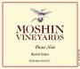 Moshin Vineyards Barrel Select Pinot Noir 2012  Front Label