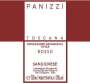 Societa Agricola Panizzi Toscana Sangiovese 2015  Front Label