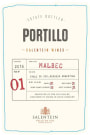Salentein Portillo Malbec 2016 Front Label