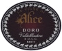 Le Vigne di Alice Doro Brut 2015  Front Label