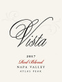 Vista Red Wine 2017  Front Label