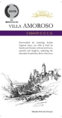 Villa Amoroso Chianti 2016  Front Label