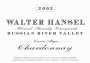 Walter Hansel Cuvee Alyce Chardonnay 2002  Front Label