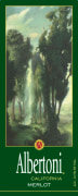 Albertoni Merlot 2015  Front Label