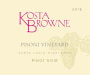 Kosta Browne Pisoni Vineyard Pinot Noir 2018  Front Label