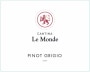 Le Monde Pinot Grigio 2016  Front Label