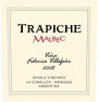 Trapiche Vina Federico Villafane Malbec 2008  Front Label