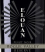 Elouan Rogue Valley Reserve Pinot Noir 2016  Front Label