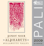 Pali Wine Co Alphabets Pinot Noir 2009  Front Label