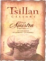 Tsillan Cellars Estate Sinistra 2009 Front Label