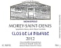 Domaine Robert Gibourg Morey-Saint-Denis Clos de la Bidaude 2012  Front Label