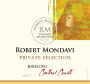Robert Mondavi Private Selection Riesling 2011  Front Label