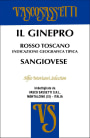 Vasco Sassetti Il Ginepro Sangiovese 2016  Front Label