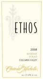Chateau Ste. Michelle Ethos Reserve Syrah 2008  Front Label