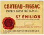 Chateau Figeac  1971  Front Label