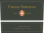 Cross Springs Cabernet Sauvignon 2014 Front Label