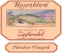 Rosenblum Cellars Planchon Vineyard Zinfandel 2001  Front Label