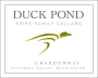 Duck Pond Chardonnay 2015  Front Label