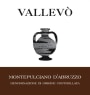 Vallevo Montepulciano d'Abruzzo 2017  Front Label
