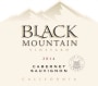 Black Mountain Fat Cat Cabernet 2014  Front Label