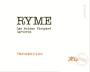 Ryme His Vermentino 2016  Front Label