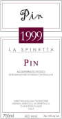 La Spinetta Pin Monferrarto Rosso 1999  Front Label