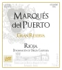 Marques del Puerto Rioja Gran Reserva 2010  Front Label